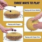 Steel Tongue Drum 15 Notes 14 Inch D-key Panda Balmy Drum Percussion Instrument