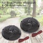 Marine Speakers - 4 Inch 2 Way Waterproof And Weather Resistant Outdoor Audio St