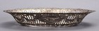 Antique German  800 Silver Oval Reticulated Basket W Cherubs 8 8 Ozt Augsburg  