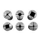 6 Pc 5c Square Collet Set  1 4   - 3 4    Harden Machinist Tool 40cr Chuck