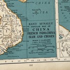 Antique Rand Mcnally 1937 Map Of China 14   x11   