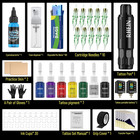 Tattoo Gun Kit Wireless Tattoo Pen Kit With 2pcs Tattoo Battery And 10 Pcs
