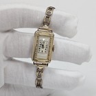 Vintage 1932 Elgin 488 7 Jewels Usa 14kt Gold Filled Art Deco Fancy Case Watch