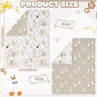 4 Pieces Crib Bedding Set For Girls And Boys  Soft Baby Bedding Set Including   