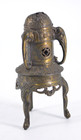 Antique Vantines Elephant Koro Incense Burner Cast Metal France Some Damage Read