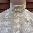 Antique Victorian  Ivory Lace Collar 