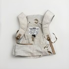 Sakura Bloom 100  Linen Scout Basics Baby Carrier Vegan Natural Oat No Leather