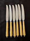 Yamazaki Byzantine 24k Gold Electroplate 18 8 Stainless Flatware 35 Piece Set
