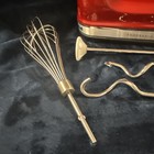 Kitchenaid Khm9212ca 9 Speed Hand Mixer Candy Apple Red With 4 Attachments Works