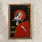 New Original Art - Jacquelyn Levan Abstract Signed 3d Resin Shadowbox Collage