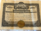 1910 Stewart River Gold Dredging Stock Certificate Set Consecutive Mccomb Rare