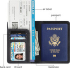 Passport Holder For Travel Essentials  Rfid Blocking Passport Cover Wallet Card