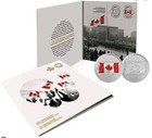 2015          Canada 50th Anniversary Of Canadian Flag Quarter 2-coin Mint Set      Bu