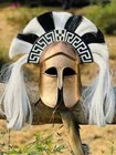 Medieval Greek Roman Corinthian Helmet Knight Antique Spartan Helmet Wearable
