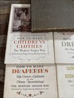 1930 s Vintage Singer Sewing Library Book Set Of 4 Booklets With Case