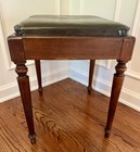 Vintage Singer Sewing Stool With Storage Cushion Chair Seat