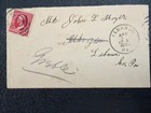 2 Vintage 1890s Postal Covers 2c Washington Stamps Pa   Omaha Ne Telephone Lot