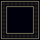 Luxury Gold Black Striped Geometric Bordered Texture Rug Modern Deco Square Rugs