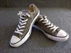 Converse Chuck Taylor All Star Sneakers Low Top Drk Gray Lace Up Unisex M-8 w-10