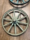 Antique Vintage Wooden Spoke Wagon Goat Cart Pedal Car Buggy Wheels 12  Dia