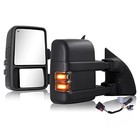 Tow Mirrors For 1999-2016 F250-f550 Super Duty Unpainted