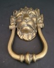 9  Antique Victorian Style Lion Head Architectural Salvaged Doorknocker Heavy