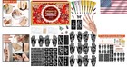 Temporary Tattoos Art Set - 126 Stencils With Safe Inks For Unique Expressions