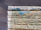 Ww2 Wwii Original 1943 Dated Pilot Aircrew Silk Escape Evasion Map E   F  Europe