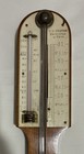 Antique T b  Winter Newcastle Stick Barometer Thermometer 19th Century