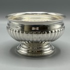Vintage Silver Plated Rose Bowl Small Mini Cooler Ice Viners English Antique