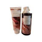 Korres 2pc Cashmere Rose Jumbo 1 Liter Body Cleanser   400 Ml Body Butter Set 