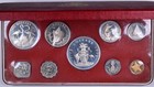 1972 Bahama Islands 9 Coin Proof Set With Case   Coa- 4 Silver Coins 