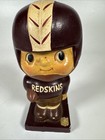 Washington Redskins Square Base Football Bobblehead Nodder Bobbing Head Vintage