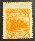 Travelstamps  Nicaragua Stamps Scott  49   10 Pesos Mint Mng