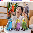 22 Styles Bird Plush Toy Stuffed Animal Parrot Eagle Toucan Peacock Gift