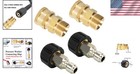 Pressure Washer Quick Connect Kit Brass 4 Pack 5000 Psi High Pressure