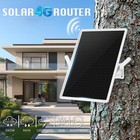    Solar Powered 4g Lte Modem Router Up To150-feet  Outdoor Wireless Router mo   