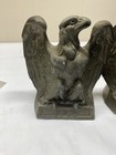 Vintage 1965 American Bald Eagle 2 Bookends Colonial Virginia 1776 Bronze brass