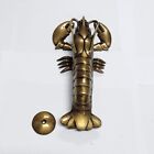 Gorgeous Lobster Crab Prawn Shape Door Knocker  8  Solid Heavy Brass  Banger