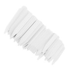 200pcs  White Collar Stays Bones Stiffeners In 3 Sizes