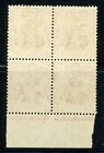 Trinidad   Tobago Mr13 Sg188 Mh 1918 1p Britannia War Tax Block Of 4 Cv 4
