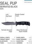 Sog Fixed Blade Knives With Sheath - Seal Pup Tactical Knife  Survival Knife