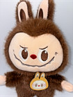Brown Labubu Plush Doll 9  Fur Like Material
