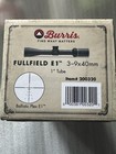 New Burris Fullfield E1 3-9x40mm Riflescope  with Ballistic Plex E1 Reticle 