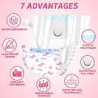 Disposable Pet Diapers Female Dogs Super Absorbent Soft Heating Pee Diapers L   