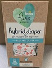 Lot Of 2 Pampers Pure Hybrid Reusable Cloth Diaper Cover  One Size Fits Most 