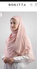 Bokitta Chic Maxi Peachy Rose Instant Hijab With Inner 