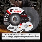 Homo Faber Grinding Wheels 4 5    X 1 4    X 7 8    - 5 Pack  industrial Level 