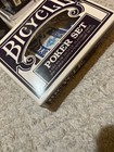 Bicycle Poker Set 1 Decks Sealed Cards 200 Chips Instructions Free Note Pad     