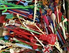 Old Vintage Lot Of 300  Swizzle Sticks Drink Picks Advertising Barware Cocktail